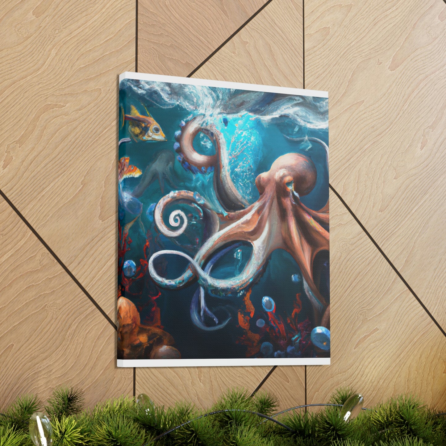 Ocean Marine Glow. - Canvas