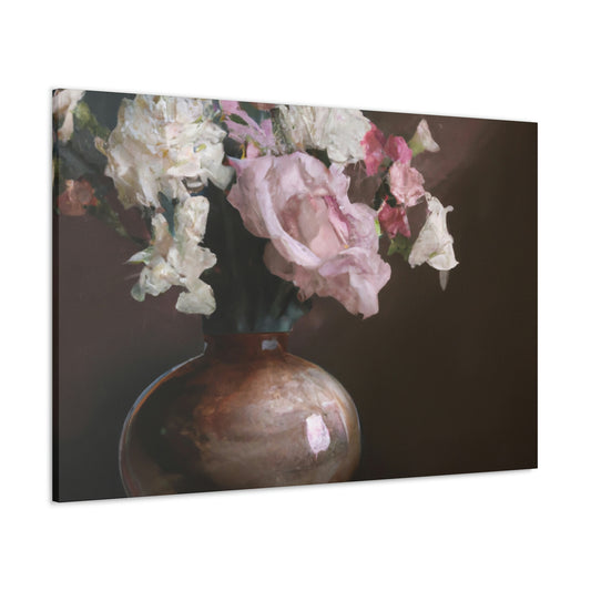 "Delicate Floral Detail" - Canvas