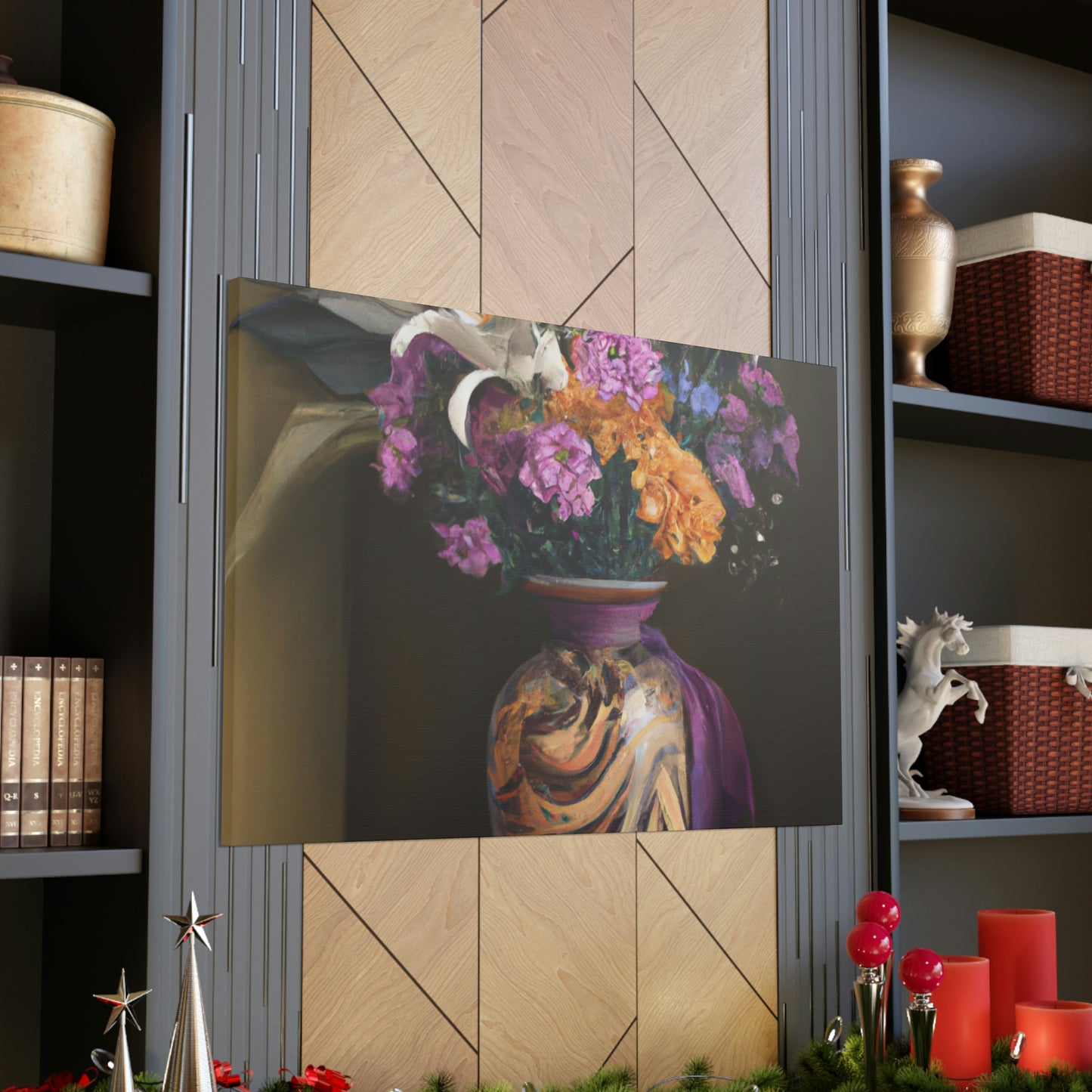 "Floral Fragility Bliss" - Canvas