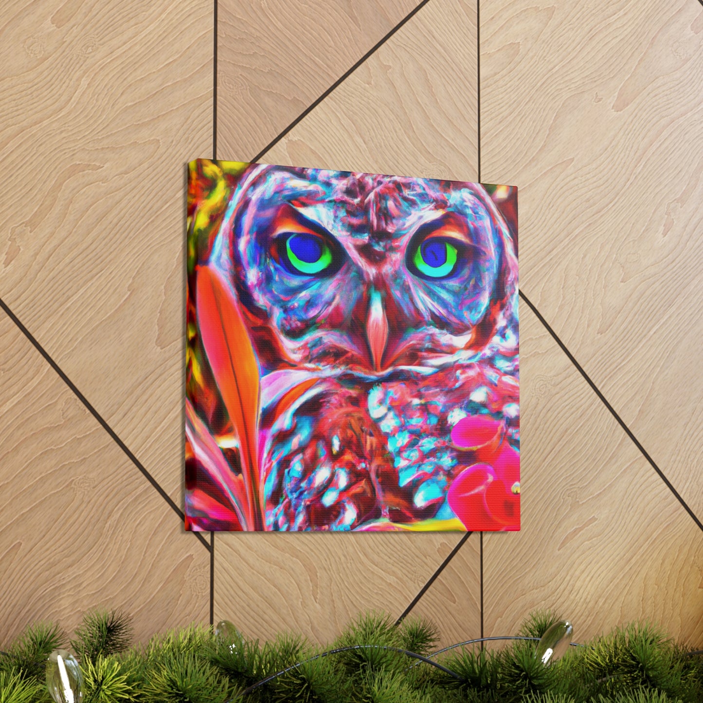Owl Utopia. - Canvas