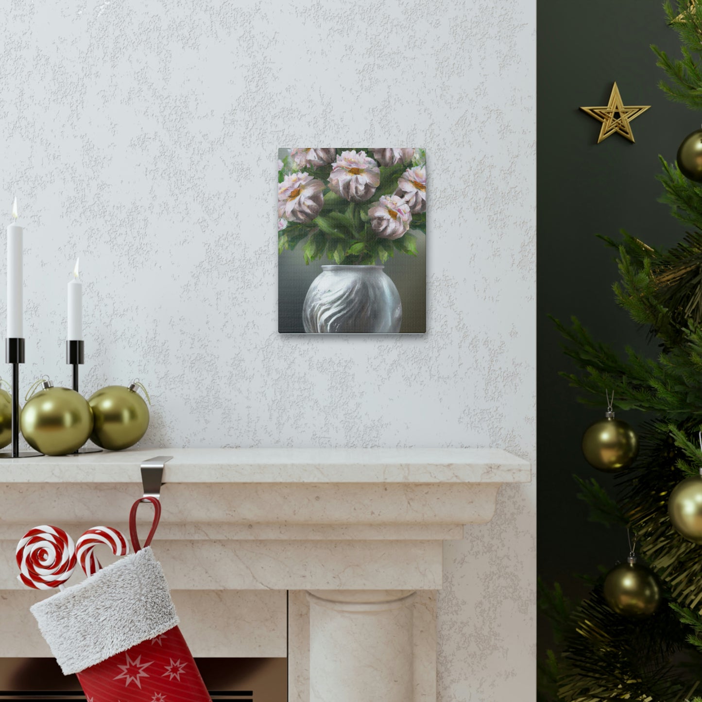 Vase Bouquet Bloom - Canvas