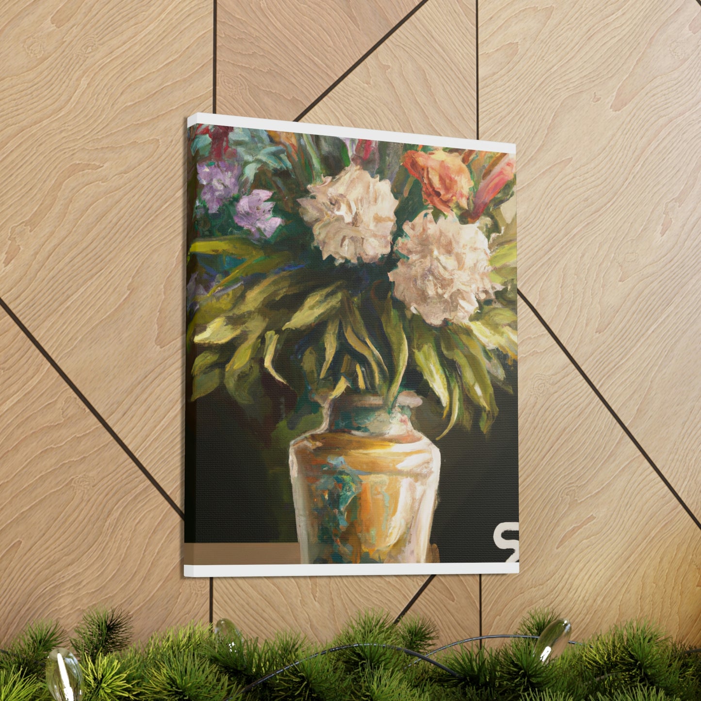 Elegant Flower Beauty. - Canvas
