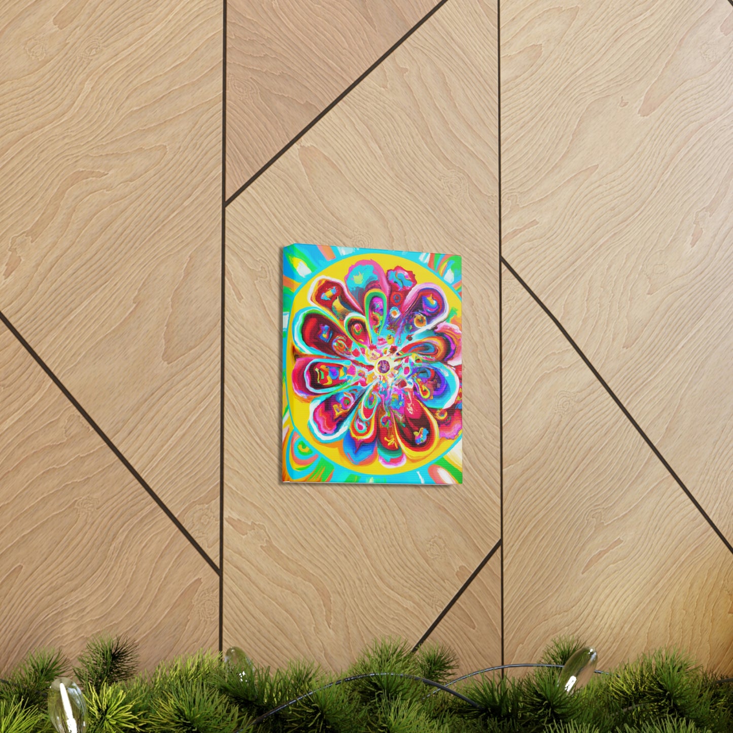 "Psychedelic Bloom" - Canvas