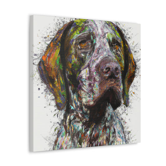 "Painted Pointer" - Canvas