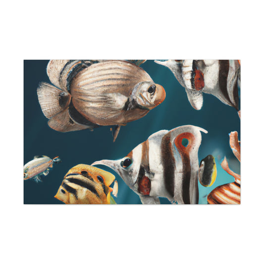 Oceanic Sea Life - Canvas