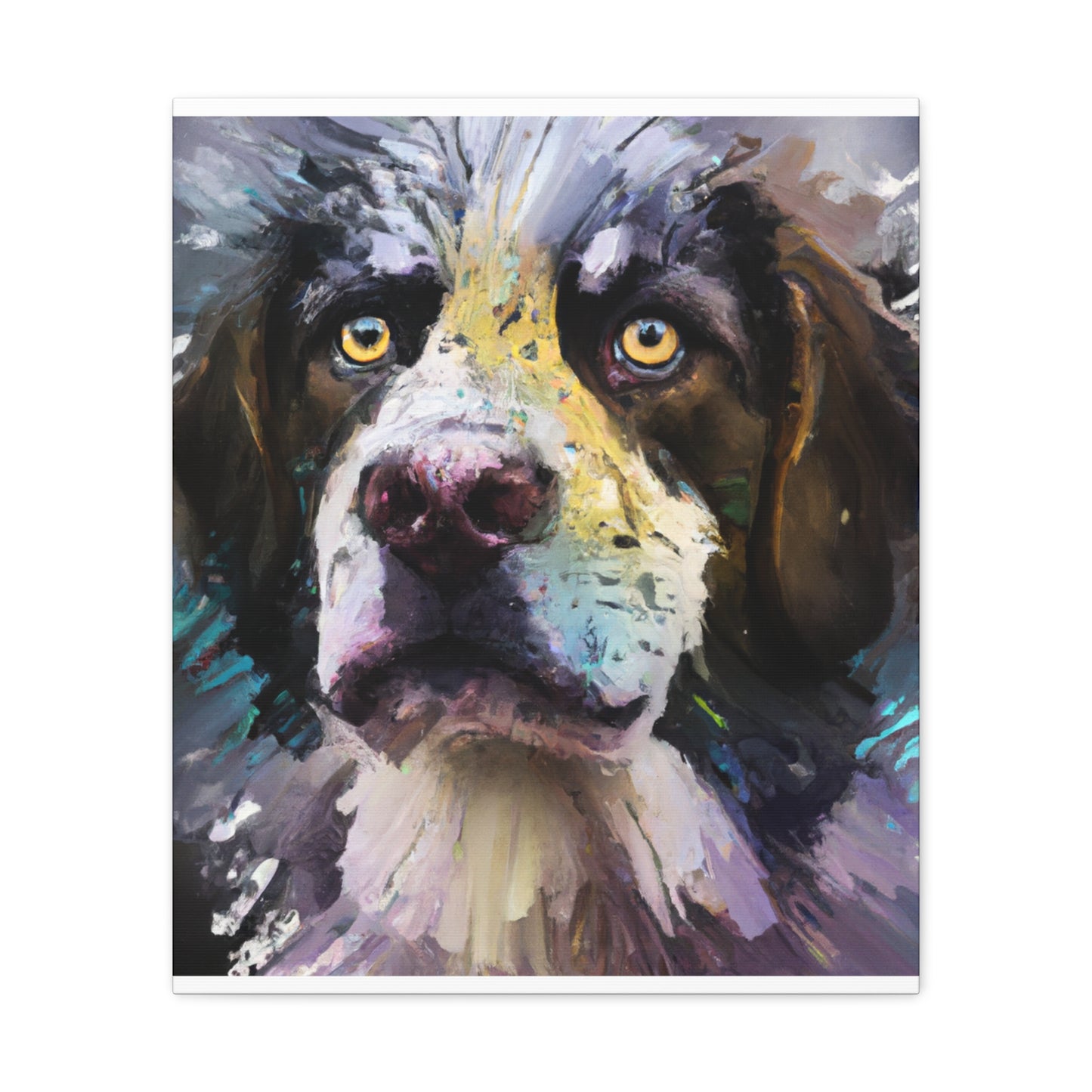 Dogful Vibrancy - Canvas