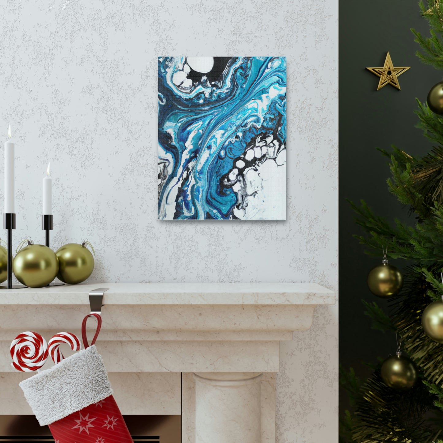 Blue Mirage. - Canvas