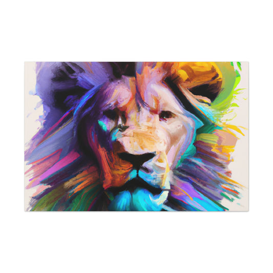 Vibrant Roar. - Canvas