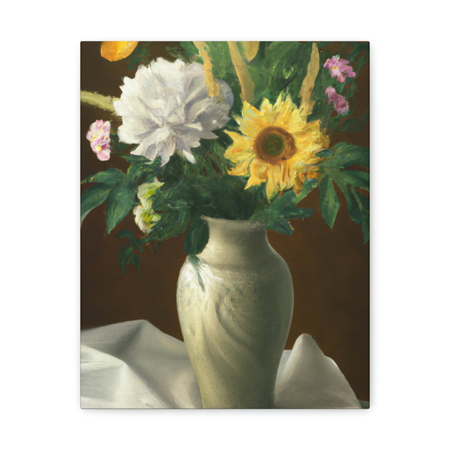 Floral Essence Glow. - Canvas