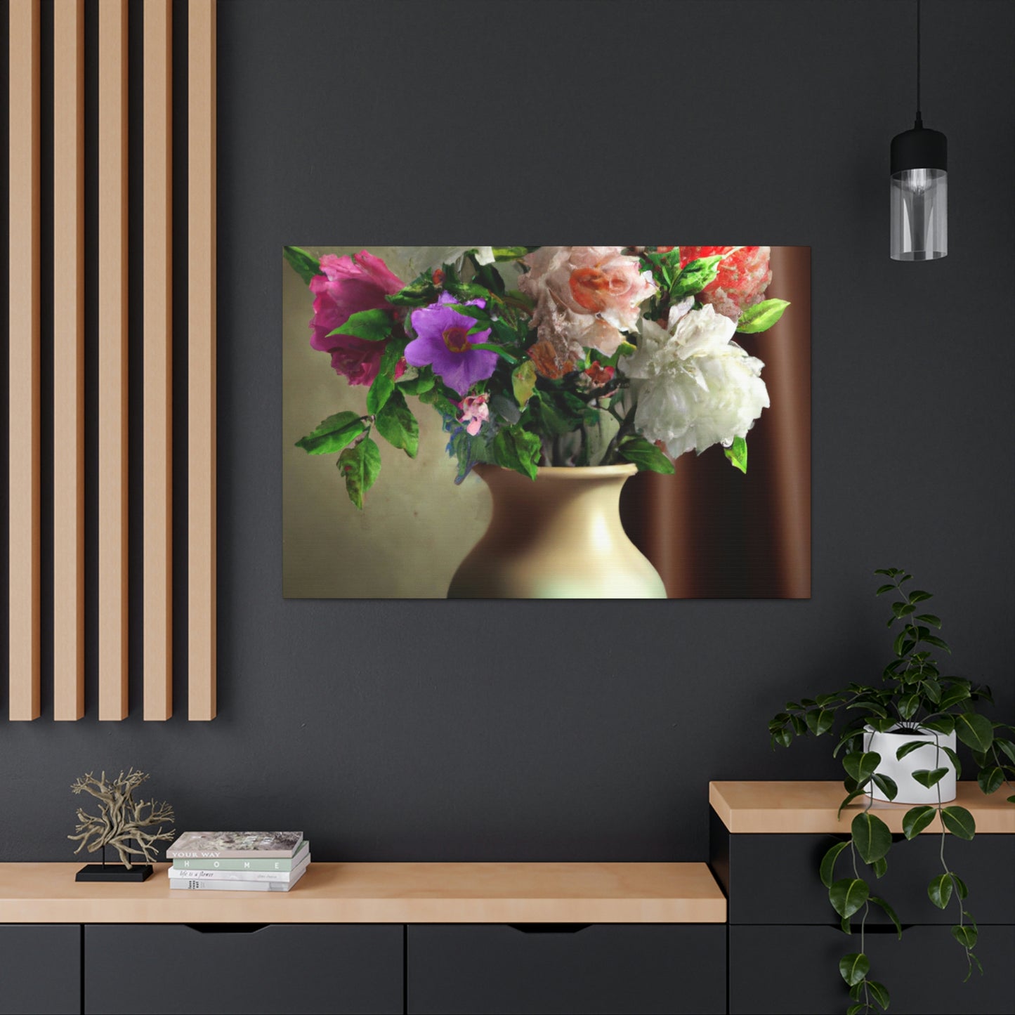 Floral Enchantment. - Canvas
