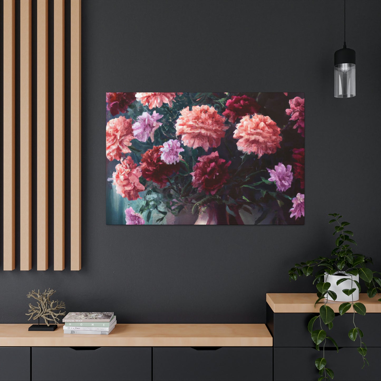 "Flower Vase Bliss." - Canvas