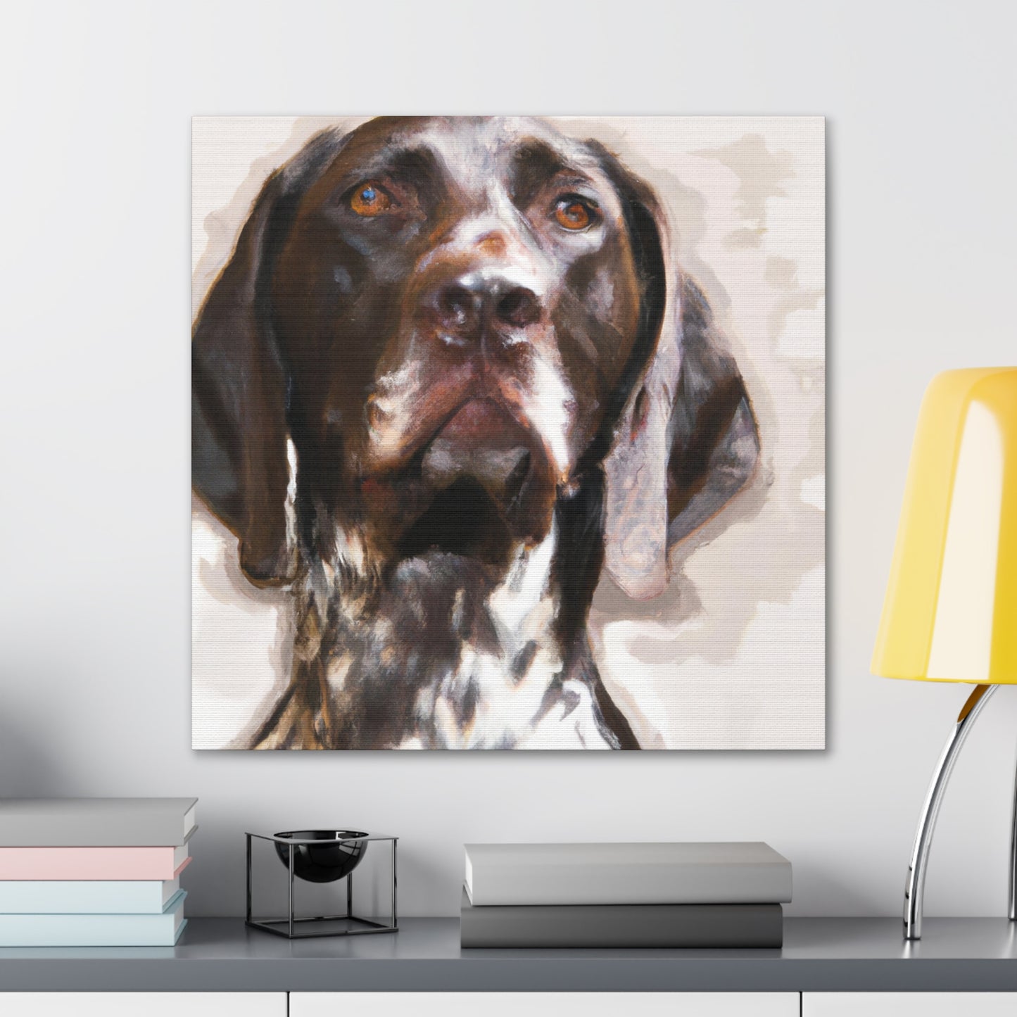 "Pointer Perfection" - Canvas