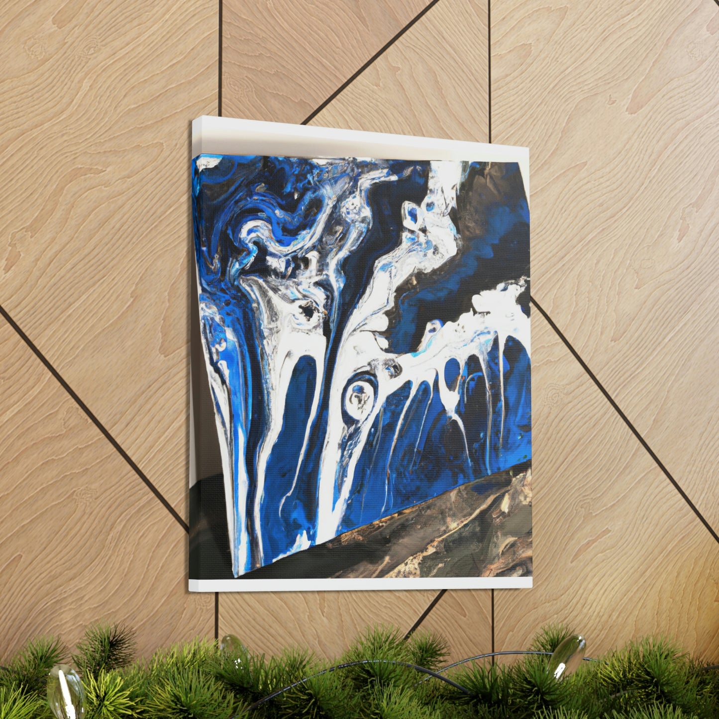 Blue Brilliance. - Canvas