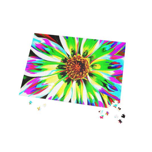 Psychedelic Floral Fancy- Puzzle