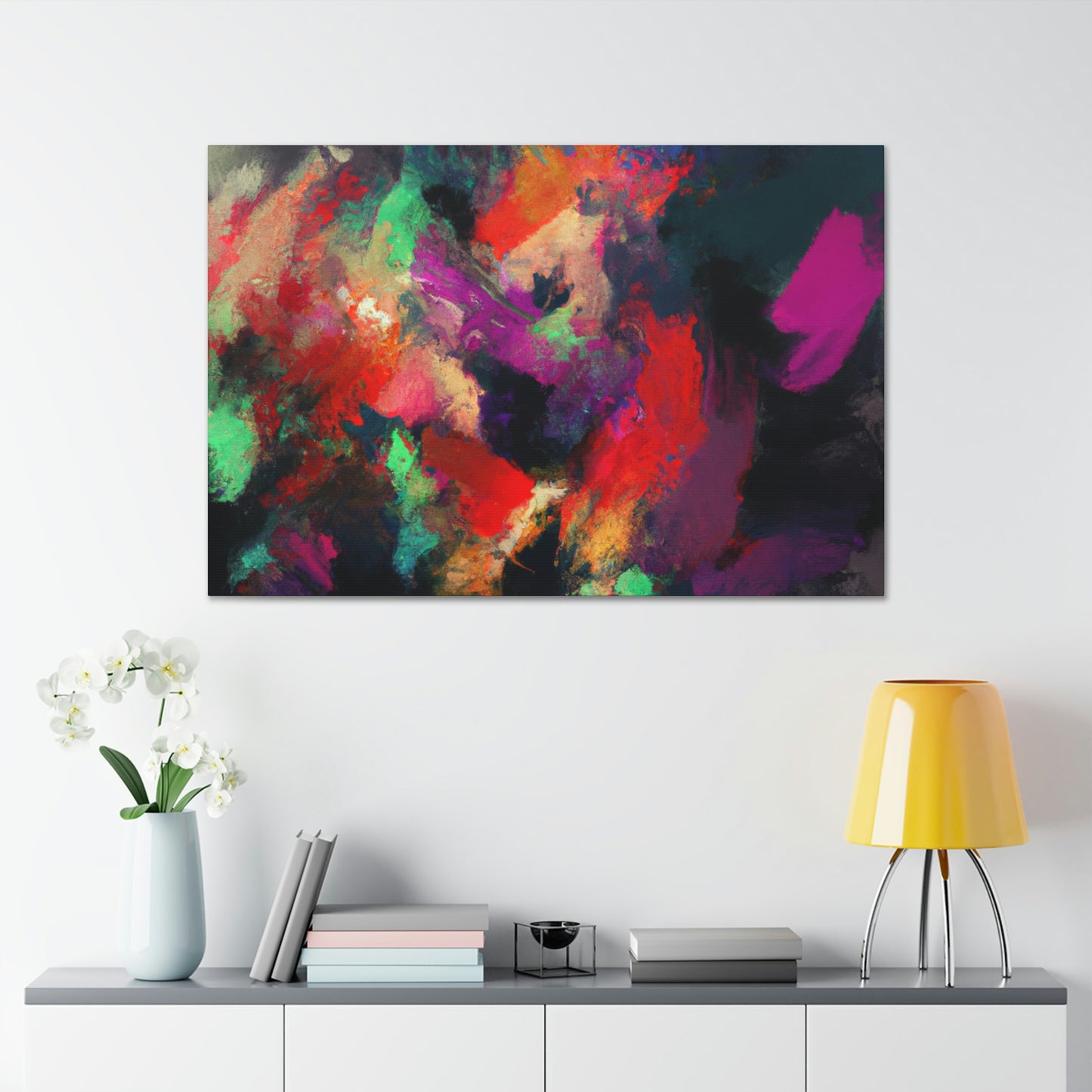 Vivid Vibes. - Canvas