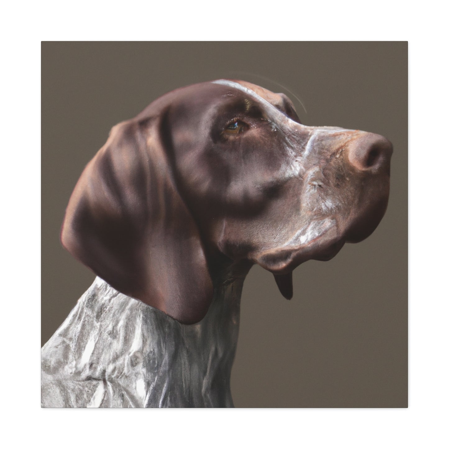 Pointer Perfection. - Canvas