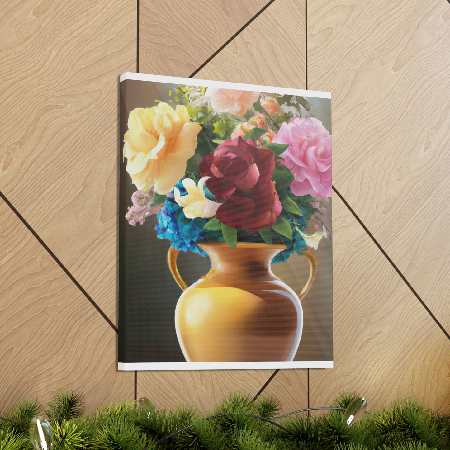 Vase Blossom Splendor - Canvas