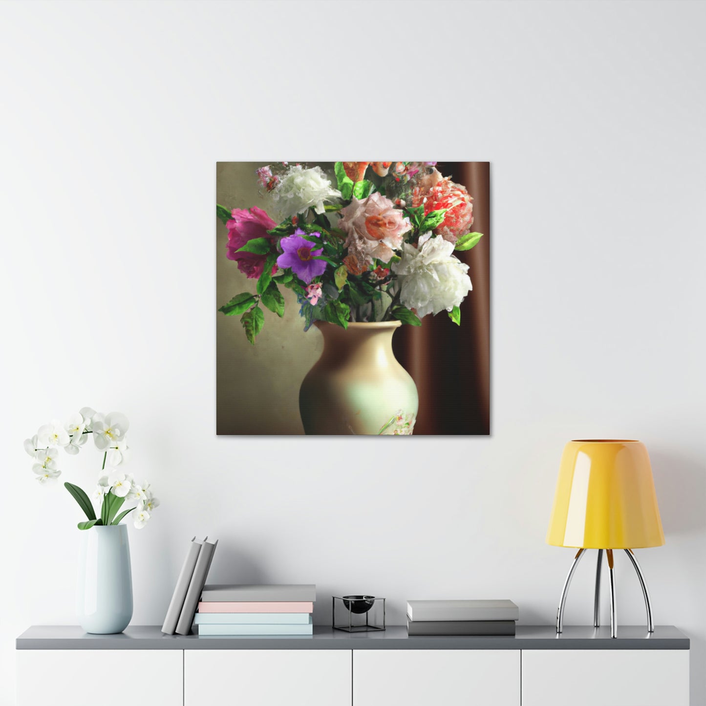 Floral Enchantment. - Canvas
