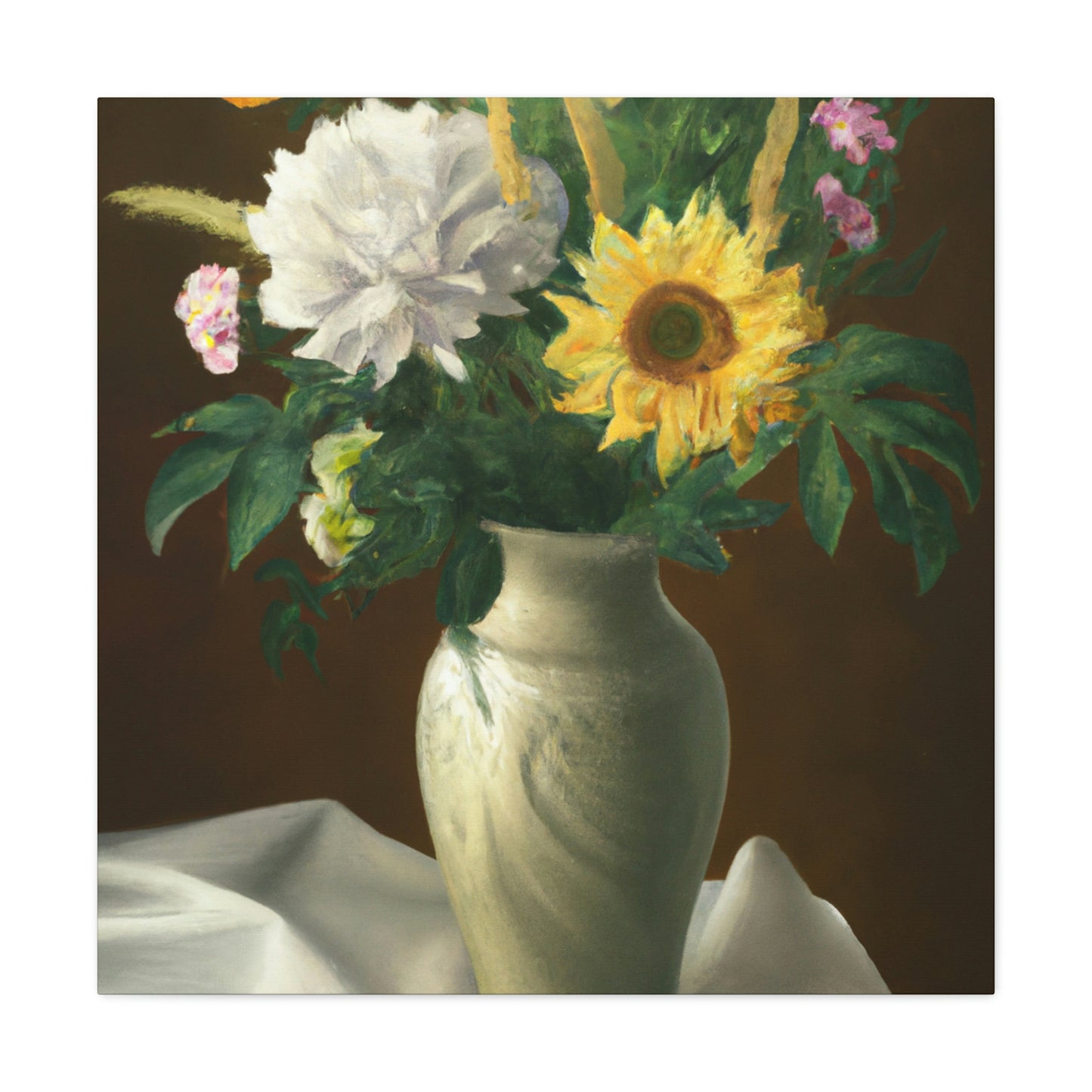 Floral Essence Glow. - Canvas