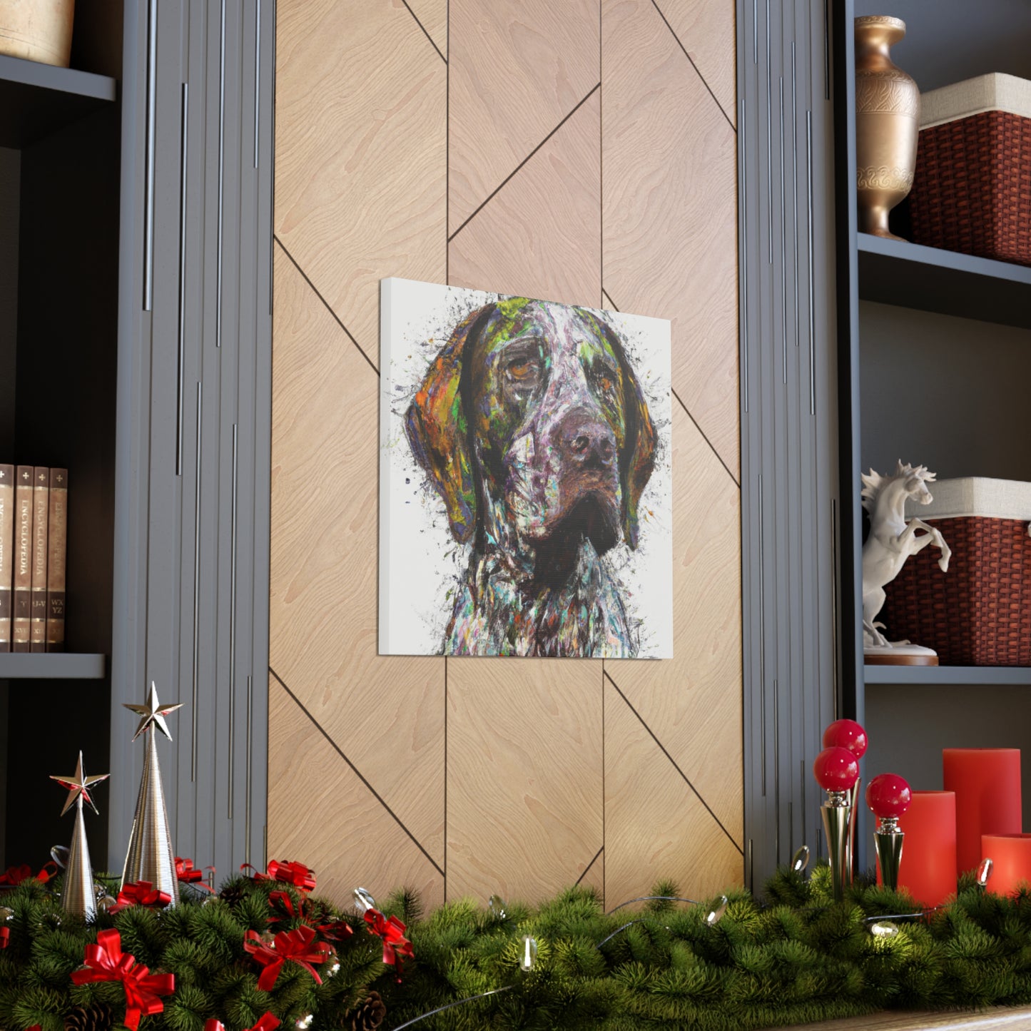 "Painted Pointer" - Canvas