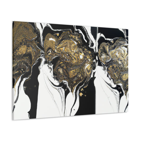 Cosmic Glitter Flow. - Canvas