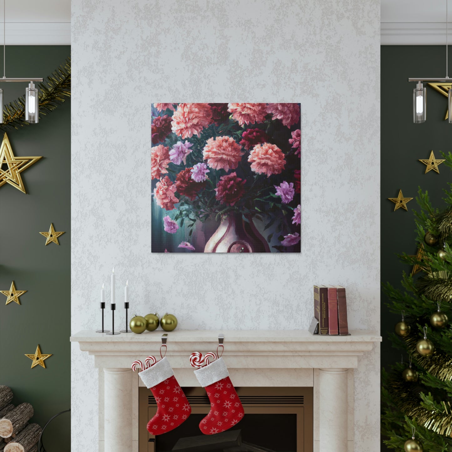 "Flower Vase Bliss." - Canvas