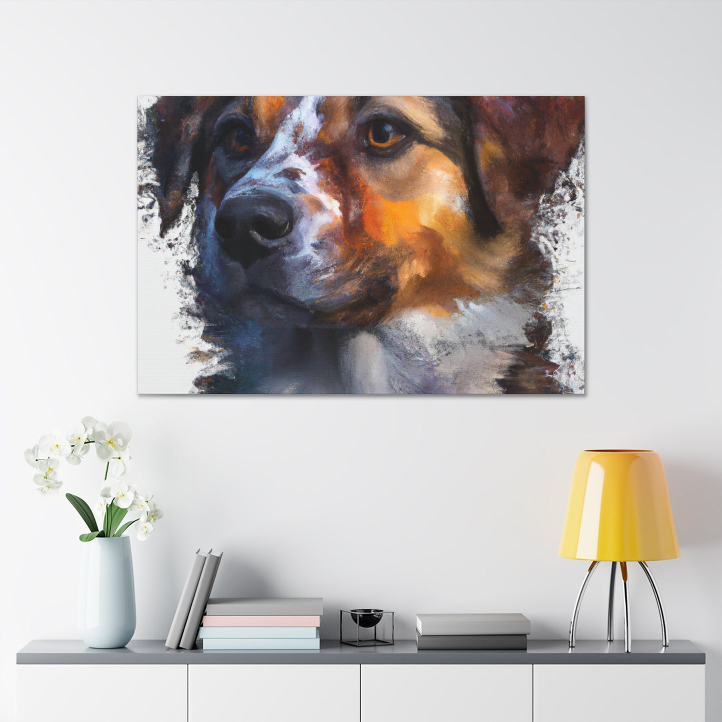 Furry Frenzy. - Canvas