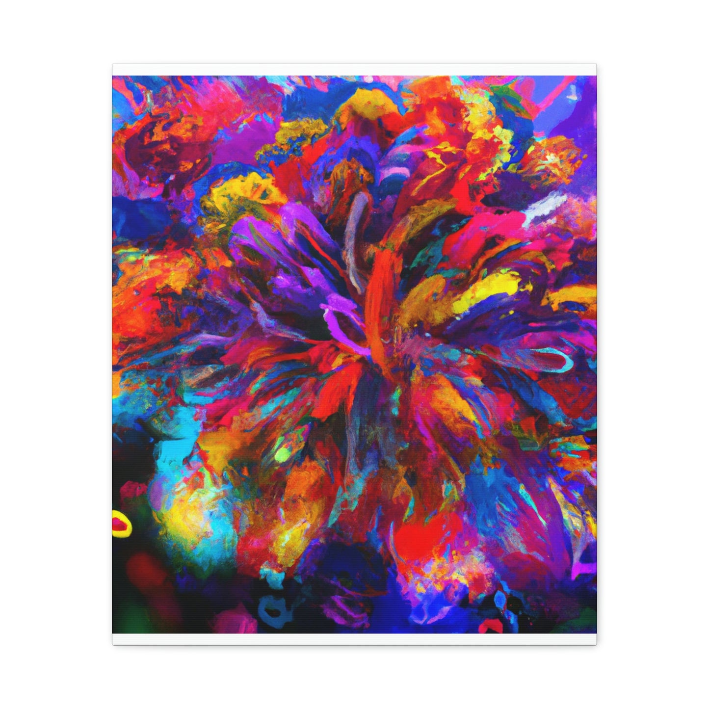 Vibrant Bloom - Canvas