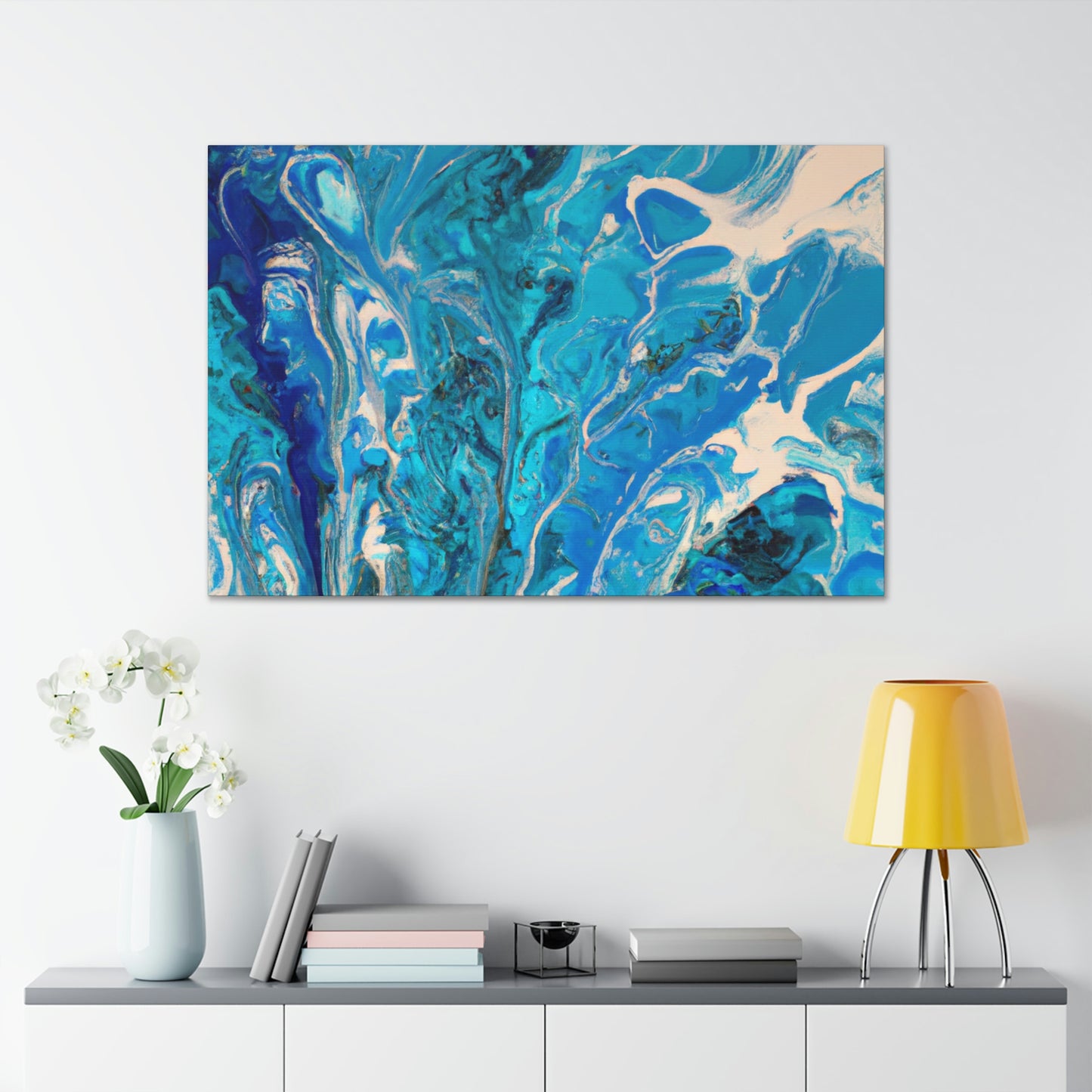 Blue Bliss. - Canvas
