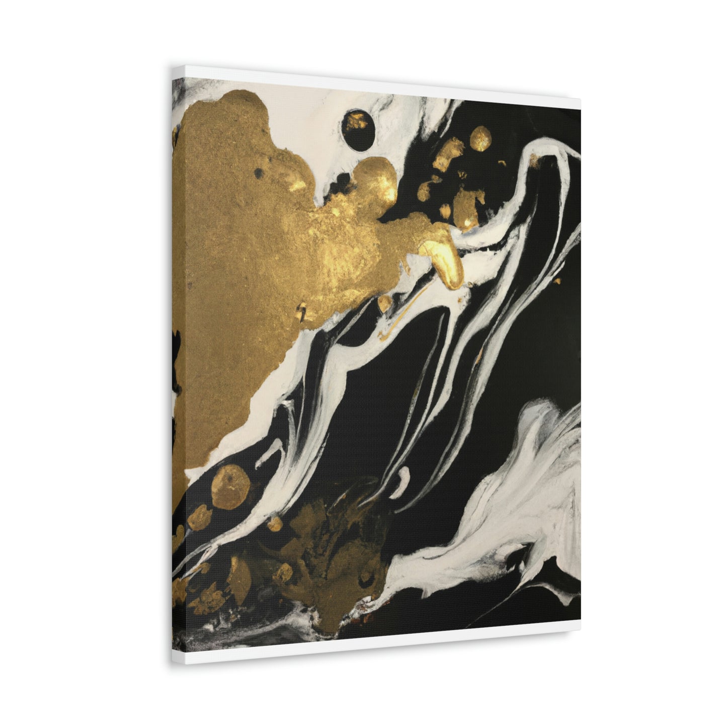 Gilded Mural Bliss - Canvas