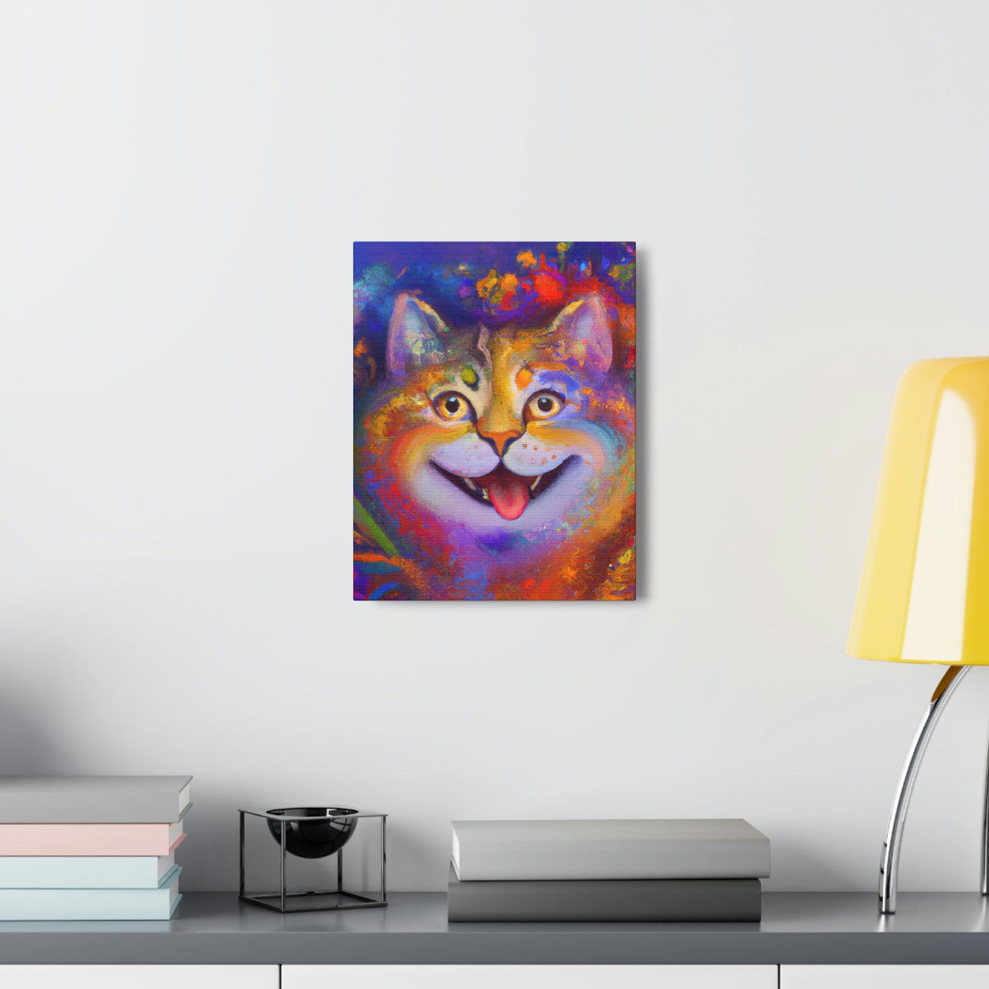 Vivid Feline. - Canvas