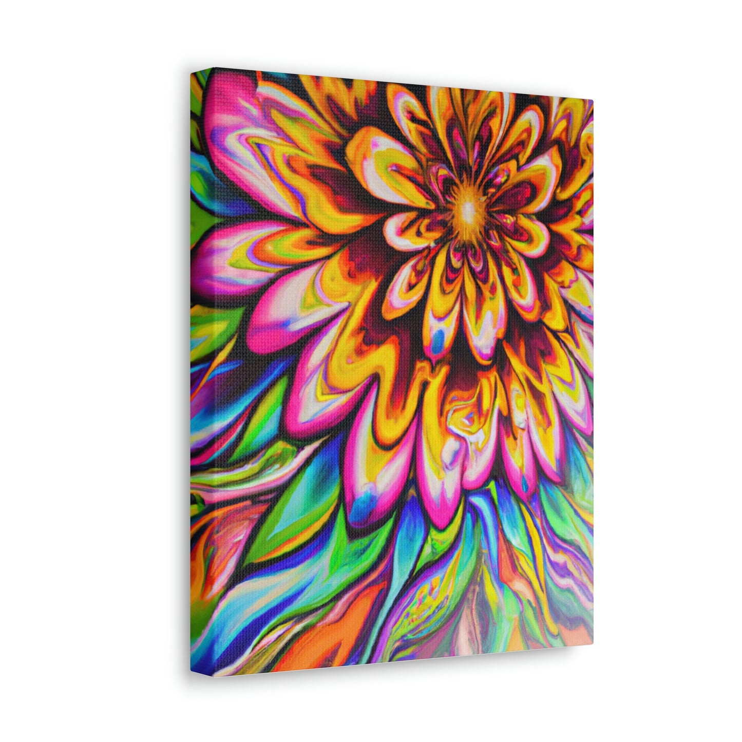 Psychedelic Bloom - Canvas