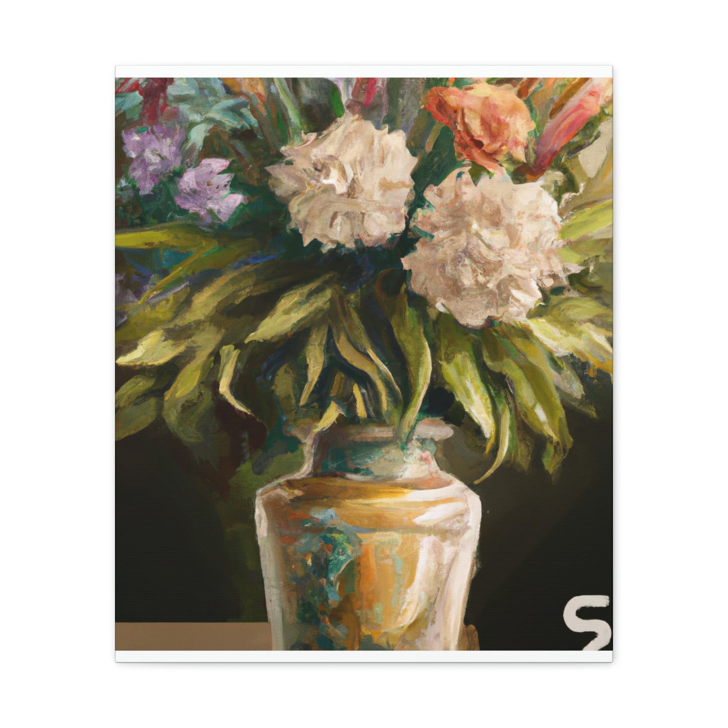 Elegant Flower Beauty. - Canvas