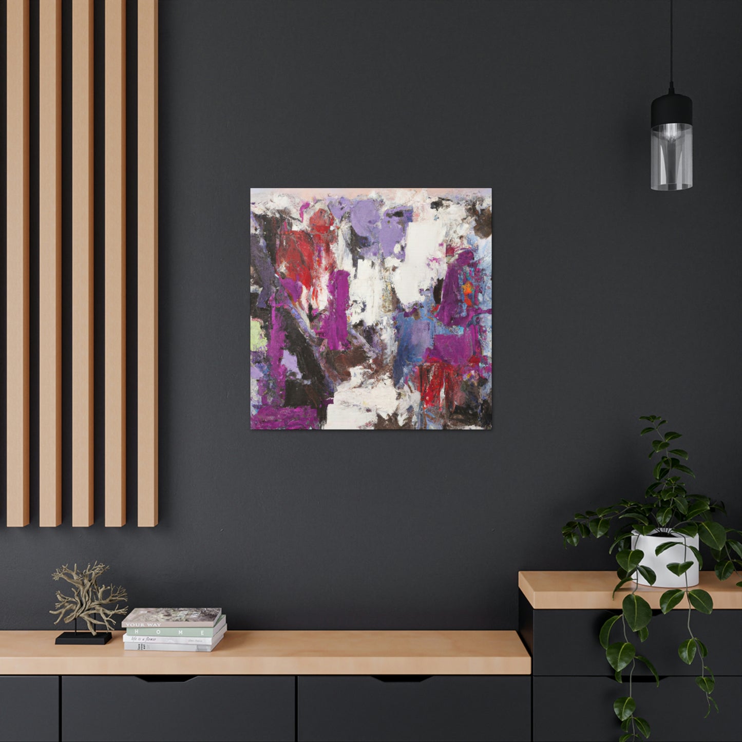 Neon Bloom. - Canvas