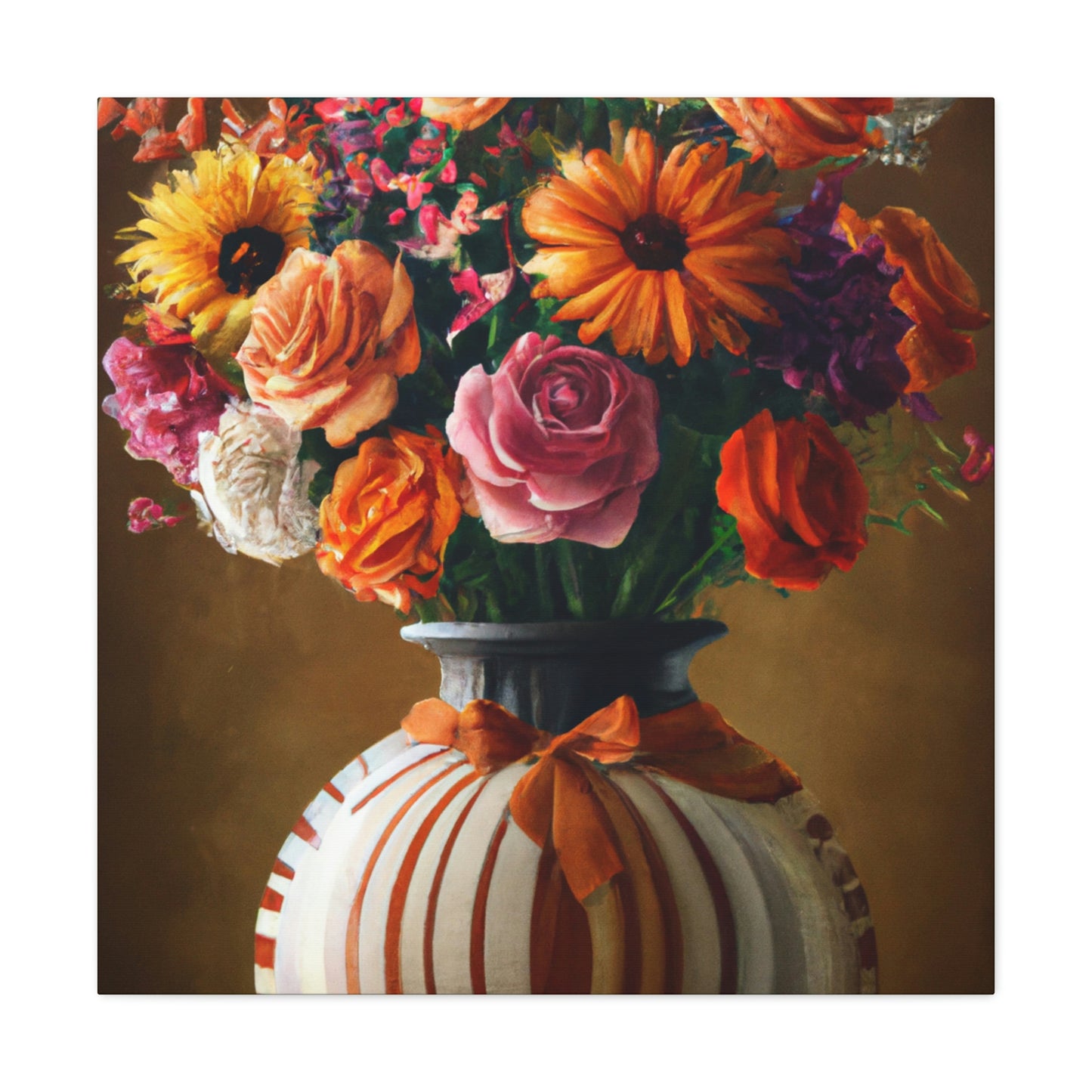 Fluid Floral Beauty - Canvas