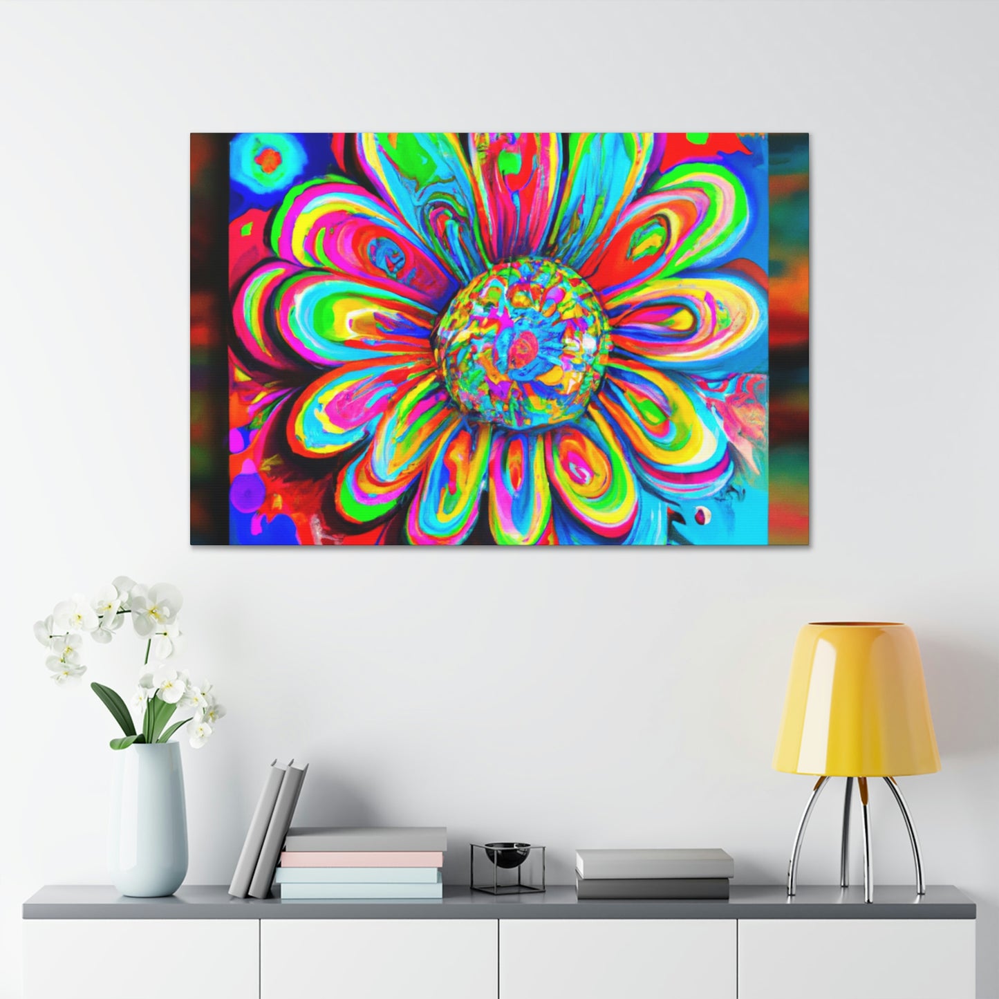 Vivid Bloom. - Canvas