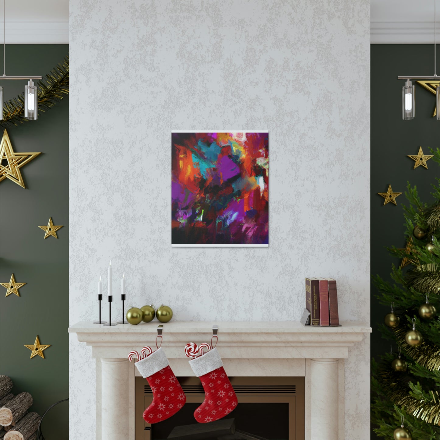 "Color Cascade" - Canvas