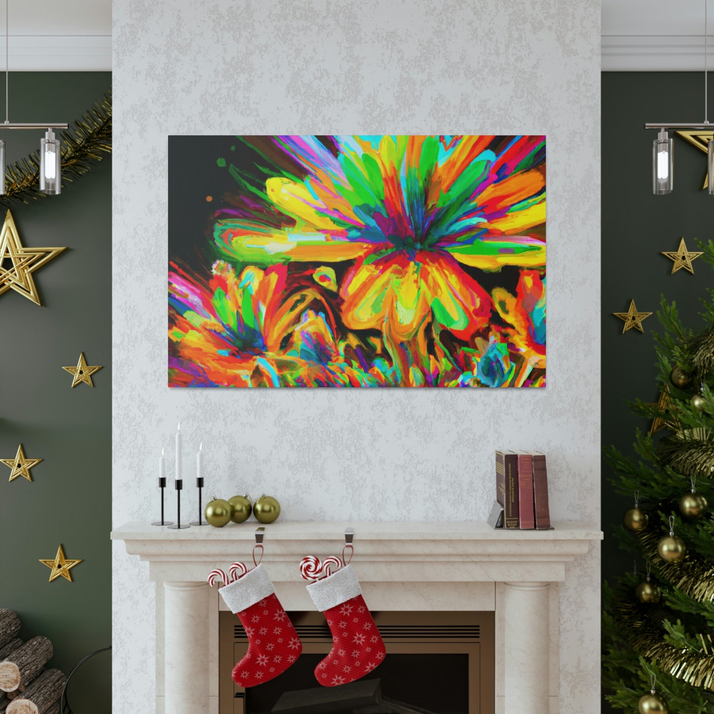 Vivid Bloom. - Canvas