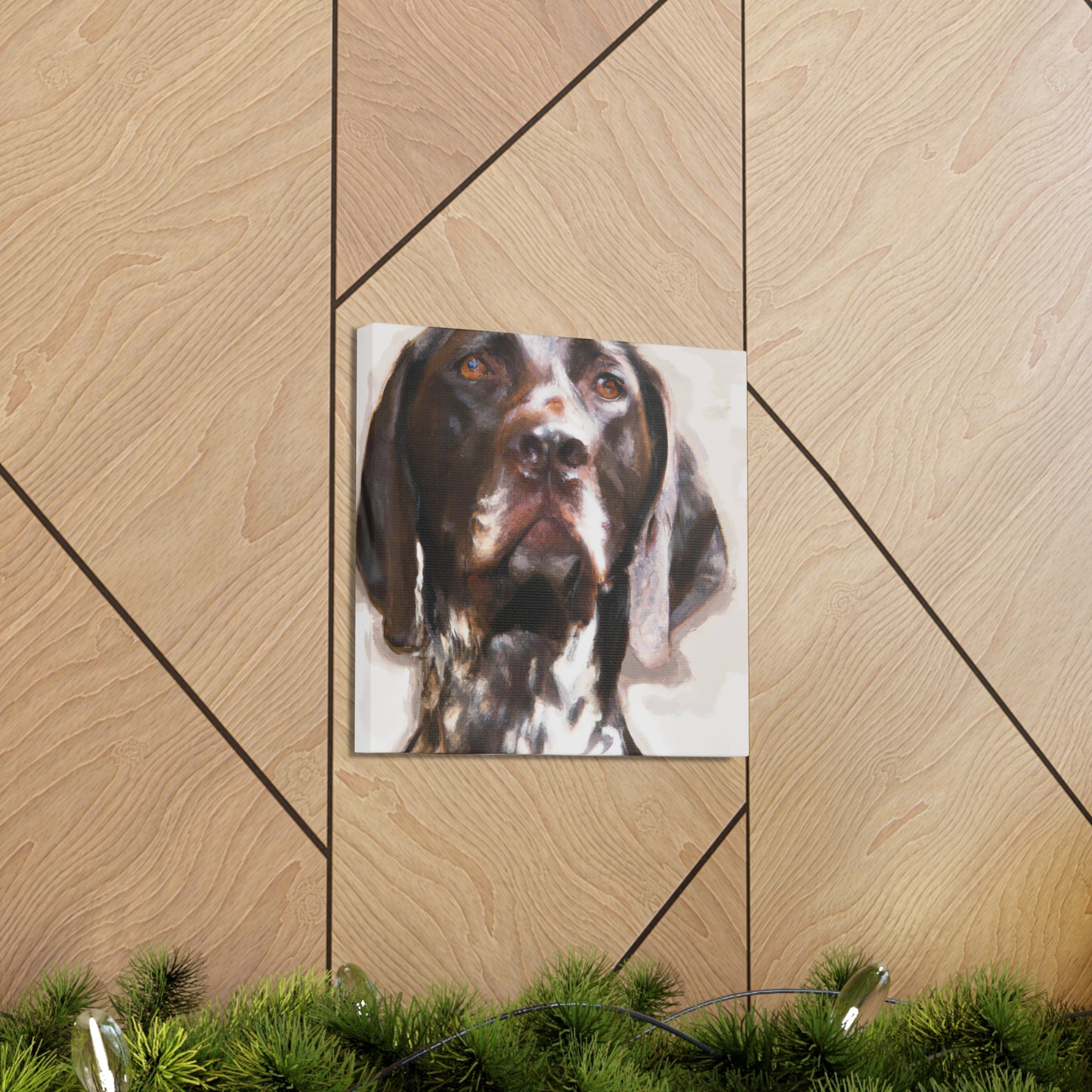 "Pointer Perfection" - Canvas