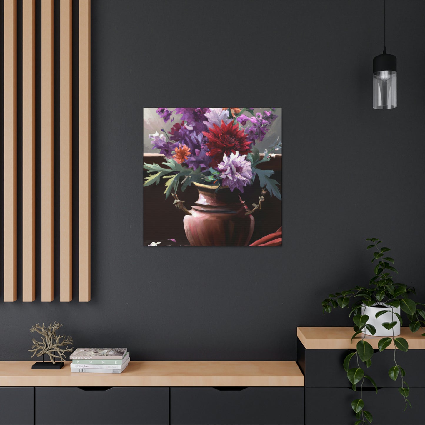 Floral Splendor Dream. - Canvas