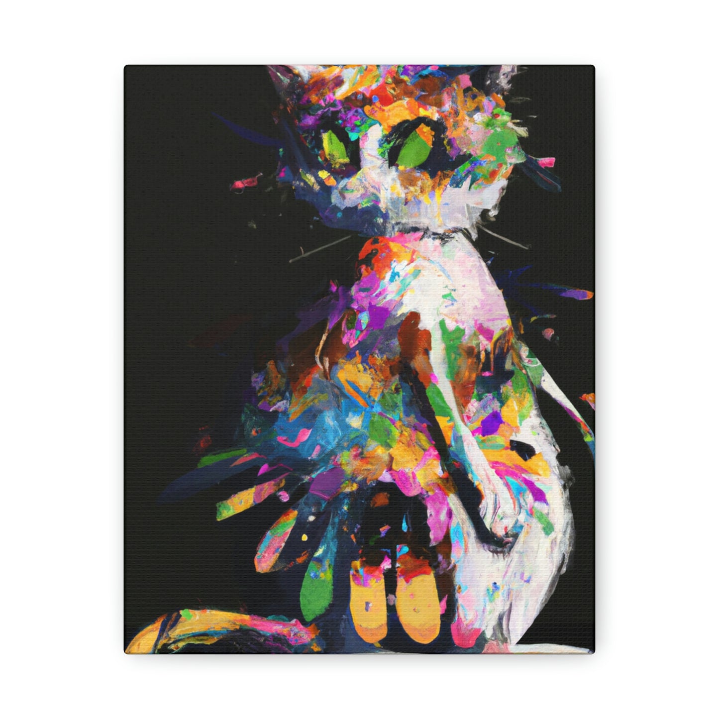 Flower Cat - Canvas