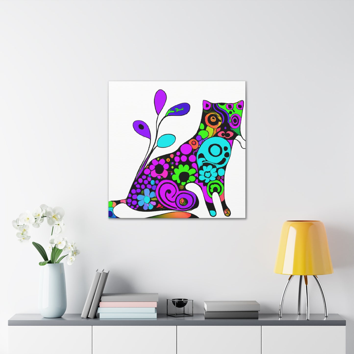 Flora Feline - Canvas