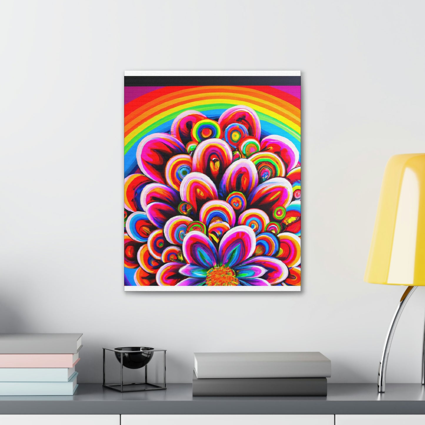 Vivacious Blooms. - Canvas