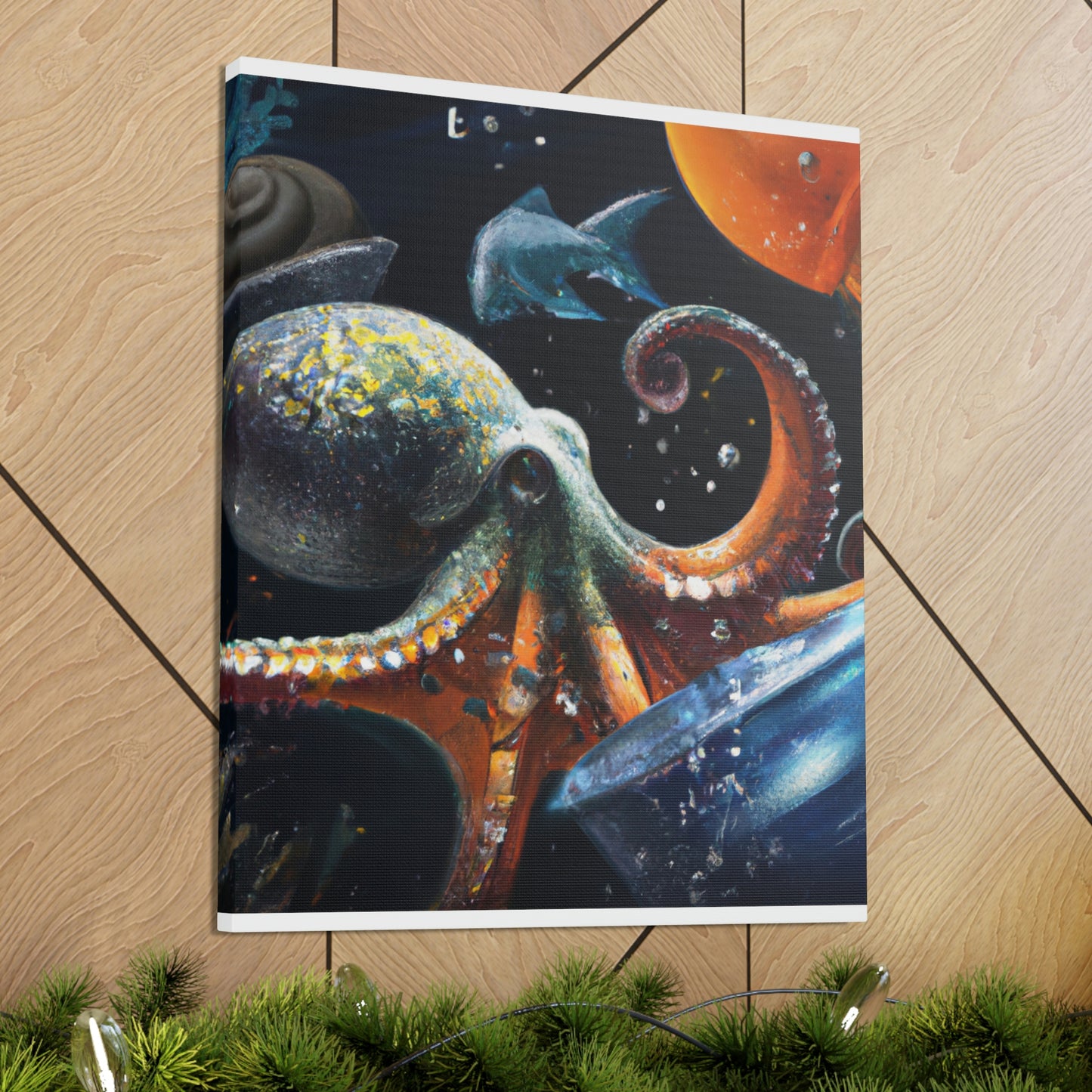 Oceanic Coral Scene - Canvas