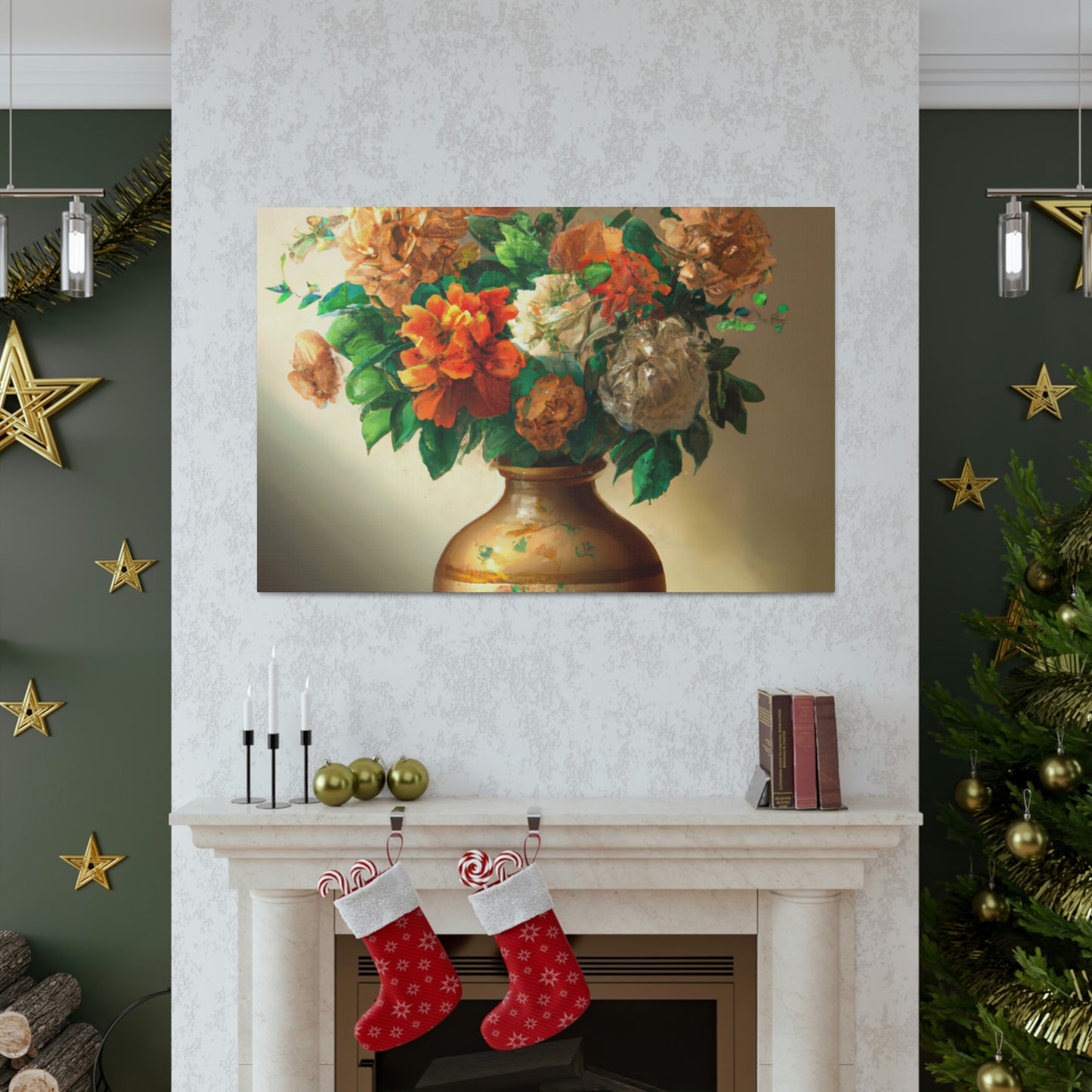 Floral Finesse Honed. - Canvas