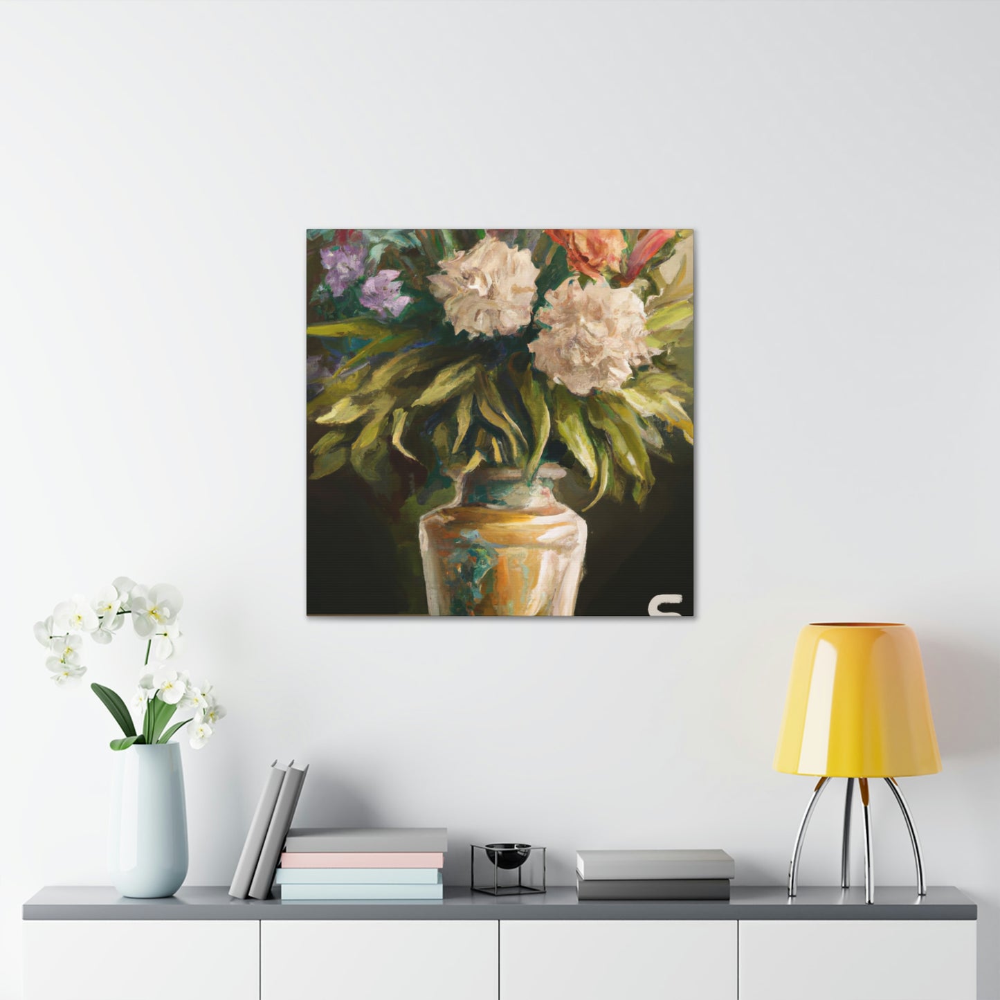 Elegant Flower Beauty. - Canvas