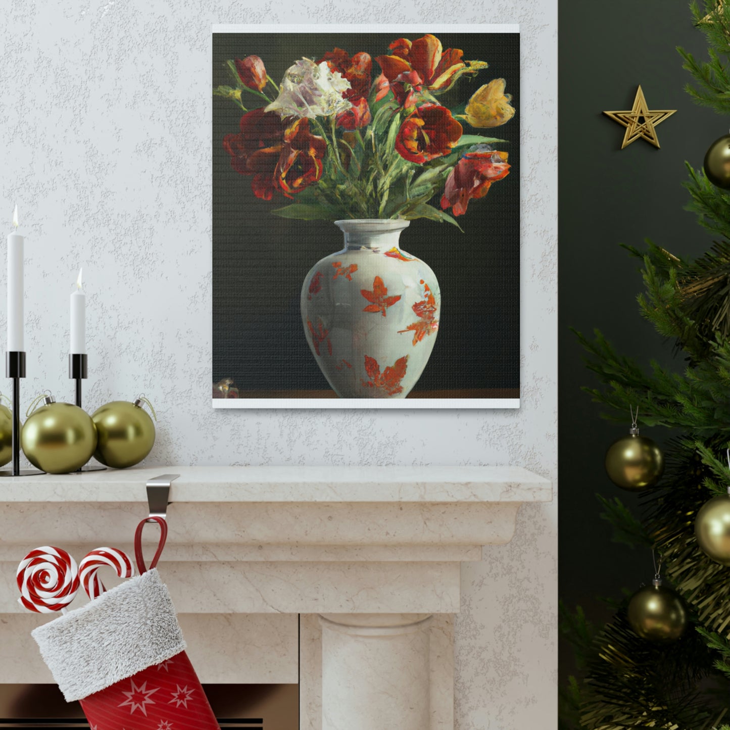 Bloomful Bouquet. - Canvas