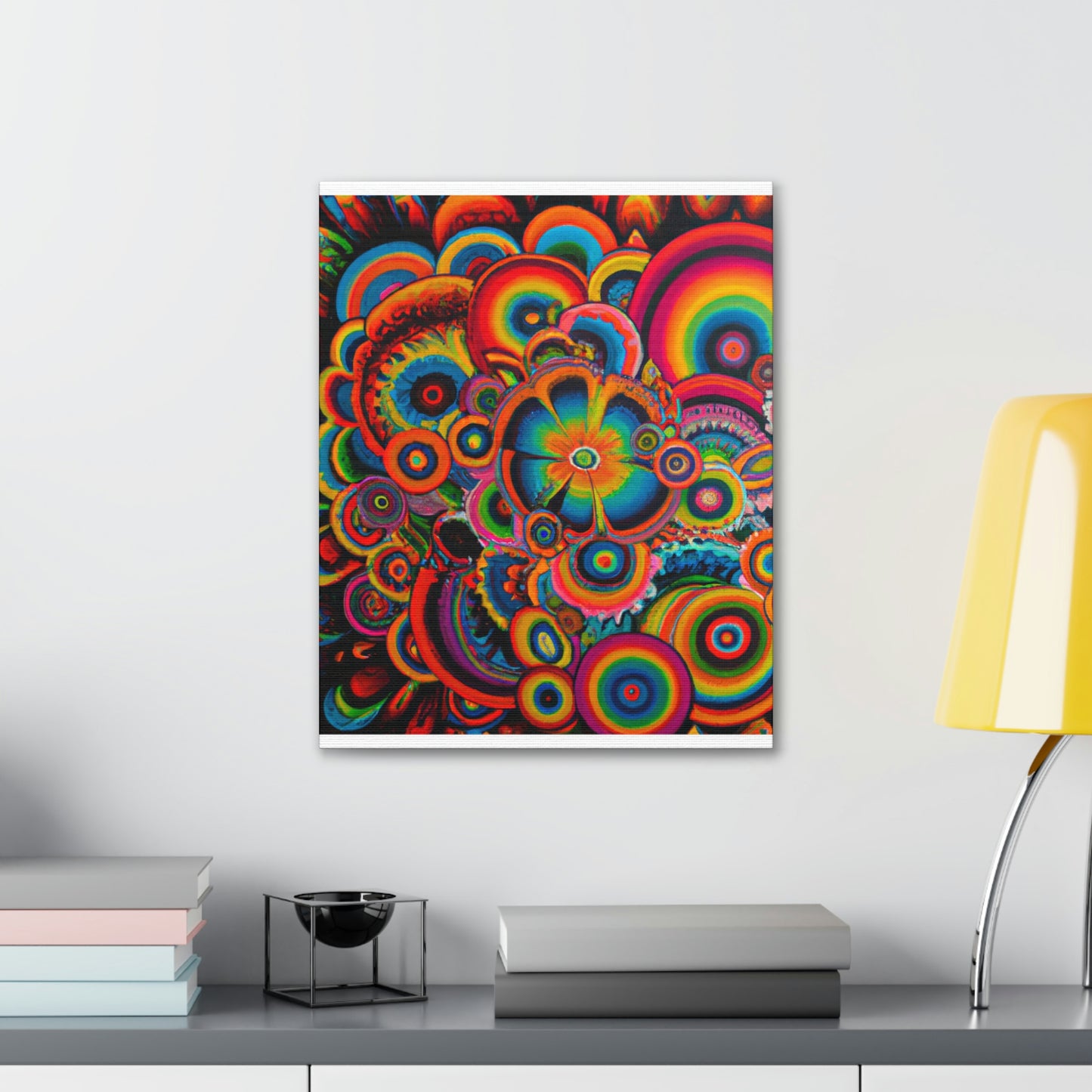 "Psychedelic Petals" - Canvas