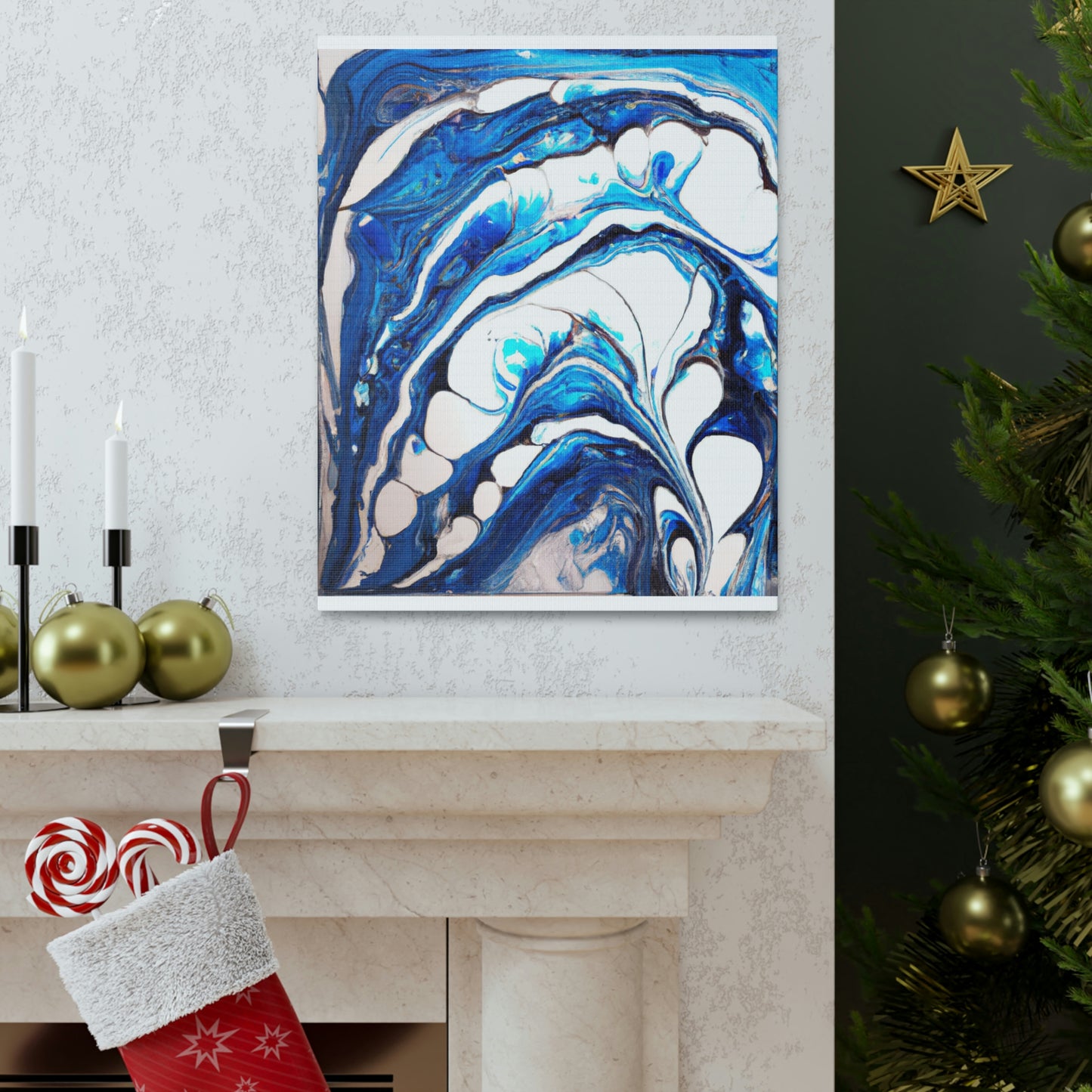 Aqua Splendor. - Canvas