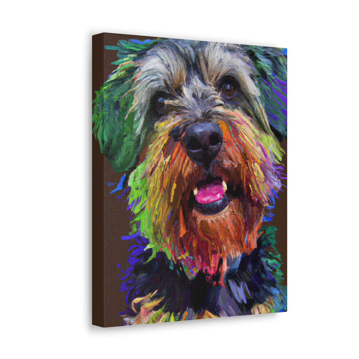 Canine Colorful. - Canvas